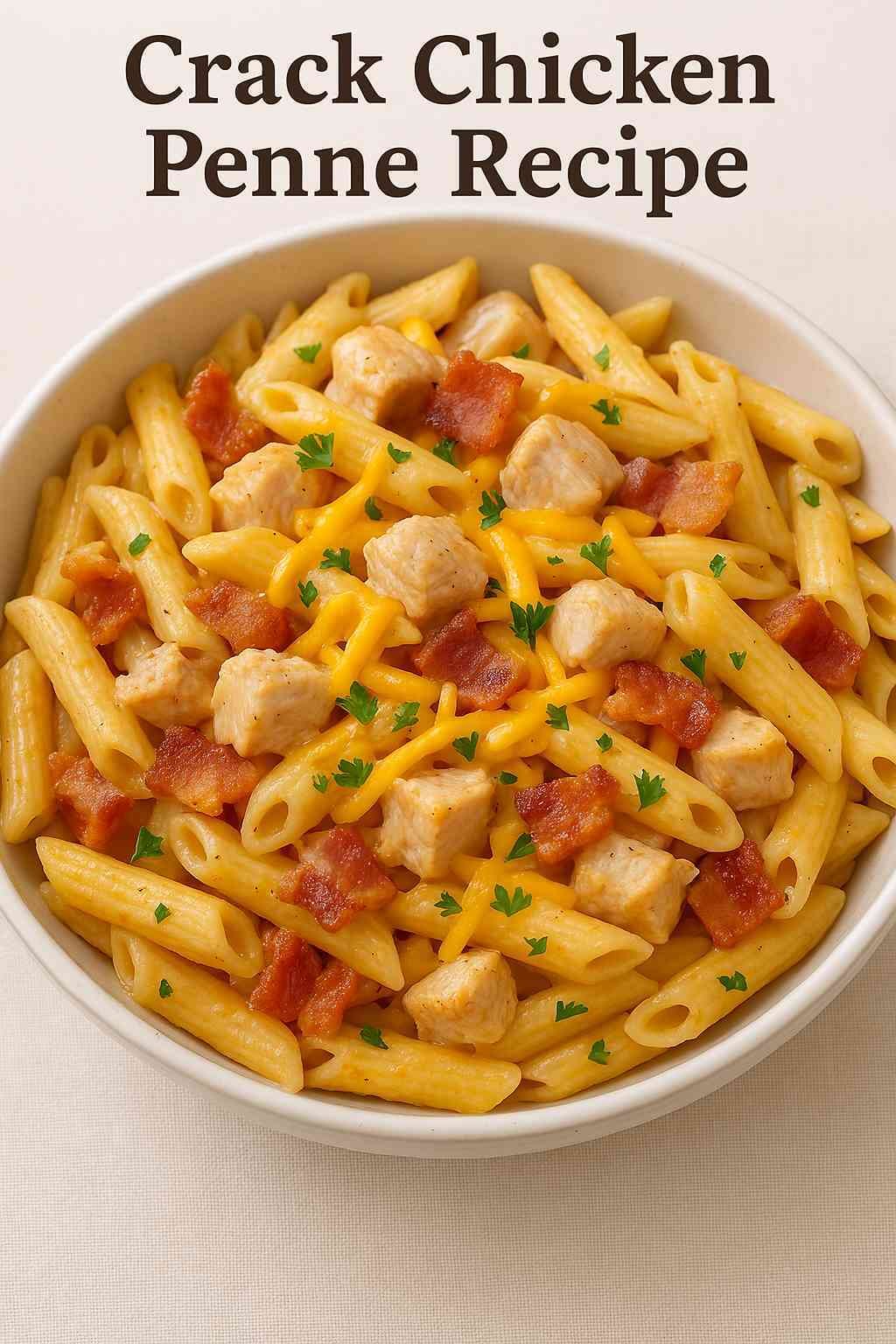 Crack Chicken Penne Recipe (Creamy, Cheesy & Irresistible) - Chickens